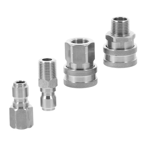 OKUMEYR 1 Satz Hochdruckreiniger Adapter aus Schnellverbinder Npt für Hochdruckreinigung Langlebige Verbindung für Wasserrohre Teiliges Zubehörset für Pa Flaschen OKUMEYR 1 Satz Hochdruckreiniger Adapter aus Schnellverbinder Npt für Hochdruckreinigung Langlebige Verbindung für Wasserrohre Teiliges Zubehörset für Pa Flaschen von OKUMEYR