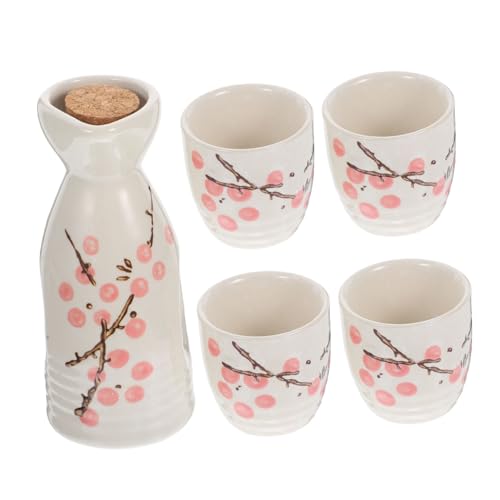 OKUMEYR Elegantes Japanisches Sake-tassen-Set Mit 4 Sake-gläsern Traditionelles Sake-servierset von OKUMEYR