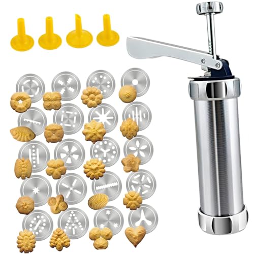 OKUMEYR Ergonomischer Griff 1 Set Kuchen-piping-kit Für Kekse Cookies Keksform Dekorieren Cupcake Supply Kit von OKUMEYR