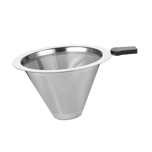 OKUMEYR Wiederverwendbarer -kaffeefilter Einfacher Kaffeetrichter Saftfilter Ohne Papier Schwarz Für Kaffee Und Tee Hochwertiger Filter Mit Guter Filterwirkung von OKUMEYR
