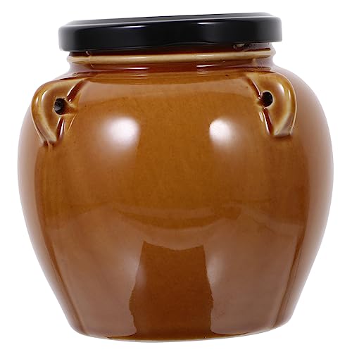 OKUMEYR 1 Stück Keramik-einmachglas Porzellan-honigglas Aufbewahrungsbehälter Für Getrocknete Lebensmittel Küchenhelfer Retro-versiegeltes Keramikglas Küchenaufbewahrung OKUMEYR 1 Stück Keramik-einmachglas Porzellan-honigglas Aufbewahrungsbehälter Für Getrocknete Lebensmittel Küchenhelfer Retro-versiegeltes Keramikglas Küchenaufbewahrung von OKUMEYR