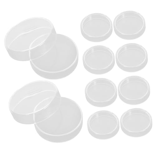OKUMEYR 10 Stück Teiliges Glas petrischalen Belüftetem Deckel Klare Laborzubehör für Gleichmäßiges Zellwachstum Mikroskopische Präzisionsbeobachtung für Wissenschaftsprojekte und OKUMEYR 10 Stück Teiliges Glas petrischalen Belüftetem Deckel Klare Laborzubehör für Gleichmäßiges Zellwachstum Mikroskopische Präzisionsbeobachtung für Wissenschaftsprojekte und von OKUMEYR