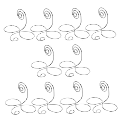 OKUMEYR 10stücke Tischkartenhalter Blumenmuster Kartenhalter-Picker Für Hochzeiten Visitenkartenhalter Memo-Organizer Für Büro Und Veranstaltungen von OKUMEYR