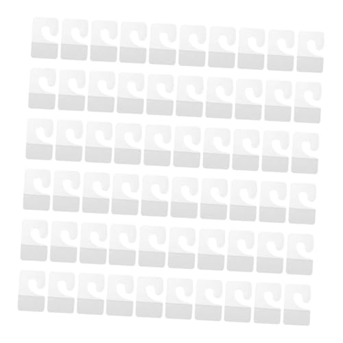 OKUMEYR 100 Stück Selbstklebende Aufhänge Tabs aus PVC Transparente Haken für Verkaufsdisplay Einfach zu Entfernen Platzsparend Robust und Zuverlässig Mühelose Installation ohne OKUMEYR 100 Stück Selbstklebende Aufhänge Tabs aus PVC Transparente Haken für Verkaufsdisplay Einfach zu Entfernen Platzsparend Robust und Zuverlässig Mühelose Installation ohne von OKUMEYR