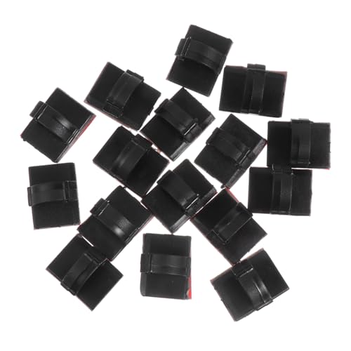 OKUMEYR 100 Stück Selbstklebende Kabelclips Praktische Kabelhalter für Kabelmanagement Vielseitig Einsetzbar für Zuhause Büro und Auto Platzsparend und Einfach Anzubringen von OKUMEYR
