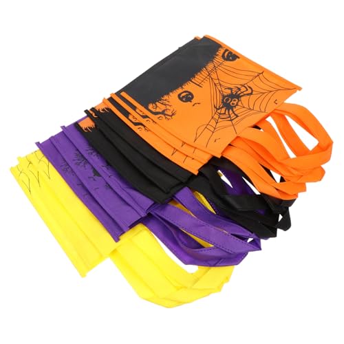 OKUMEYR 12 Stück Teiliges Halloween Geschenkbeutel aus Umweltfreundlichem Vliesstoff Süßigkeiten und Keksbeutel mit Lustigem Partydesign für Halloween Party Kindergeburtstag Treat Wrapping OKUMEYR 12 Stück Teiliges Halloween Geschenkbeutel aus Umweltfreundlichem Vliesstoff Süßigkeiten und Keksbeutel mit Lustigem Partydesign für Halloween Party Kindergeburtstag Treat Wrapping von OKUMEYR