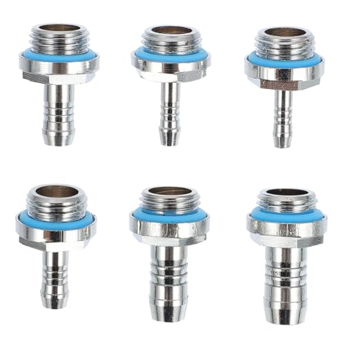 OKUMEYR 1Satz Wasserkühlung Extender Fittings mit Anschlüssen Professionelle Wasserleitungen für PC Kühlung Einfache Installation Dichtwirkung von OKUMEYR