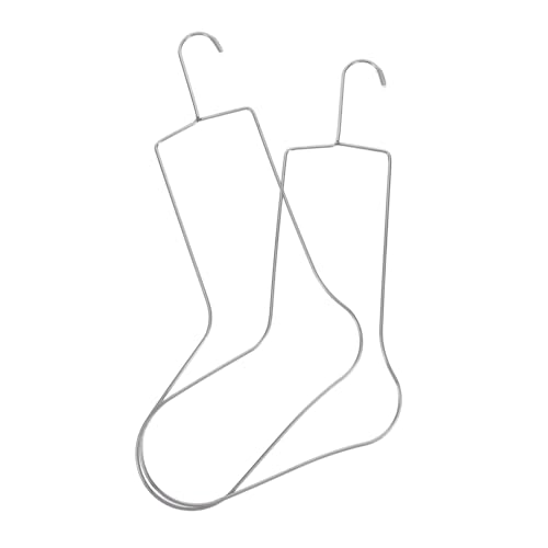 OKUMEYR 2 Paar Sockenspanner Aus Metall Für Strick Und Häkelprojekte Zum Trocknen Und Präsentieren Ihrer Handgestrickten Socken OKUMEYR 2 Paar Sockenspanner Aus Metall Für Strick Und Häkelprojekte Zum Trocknen Und Präsentieren Ihrer Handgestrickten Socken von OKUMEYR