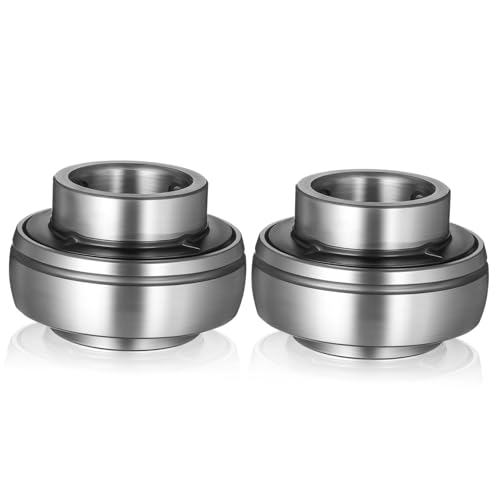 OKUMEYR 2 Stk. Außenkugel Lager Einsteckkugellager aus Edelstahl Aluminiumlegierung und Hochfestem Stahl Leise Langlebig Einfache Montage Geeignet für Landwirtschaftliche Anwendungen von OKUMEYR