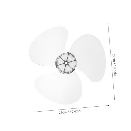 OKUMEYR 2 Stück Kunststoff-lüfterblätter Ersatz für Stand Tischventilatoren Aerodynamisch Geräuscharm Langlebig Passend für Elektrischen OKUMEYR 2 Stück Kunststoff-lüfterblätter Ersatz für Stand Tischventilatoren Aerodynamisch Geräuscharm Langlebig Passend für Elektrischen von OKUMEYR