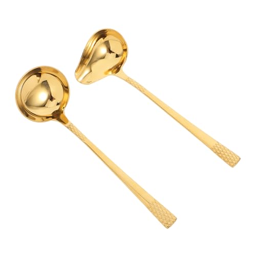 OKUMEYR 2 Stück Saucenlöffel mit Ausgießer Teiliges Set für Zuhause zum Servieren von Soßen und Vielseitig Einsetzbar Langlebig Spülmaschinenfest von OKUMEYR