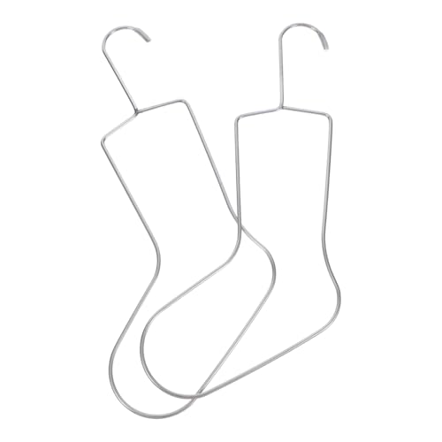 OKUMEYR Socken-präsentationsständer Aus Edelstahl 2 Stück Zum Trocknen Und Präsentieren Von Handgestrickten Socken Für Stricker Und Häkler von OKUMEYR