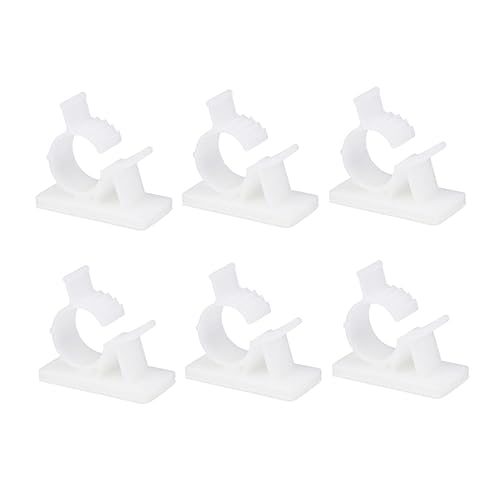 OKUMEYR 20 Stück Verstellbare Kabel Clips Selbstklebend Kabelmanagement Halter für Verschiedene Kabelarten für Büro und Zuhause Weiß S OKUMEYR 20 Stück Verstellbare Kabel Clips Selbstklebend Kabelmanagement Halter für Verschiedene Kabelarten für Büro und Zuhause Weiß S von OKUMEYR