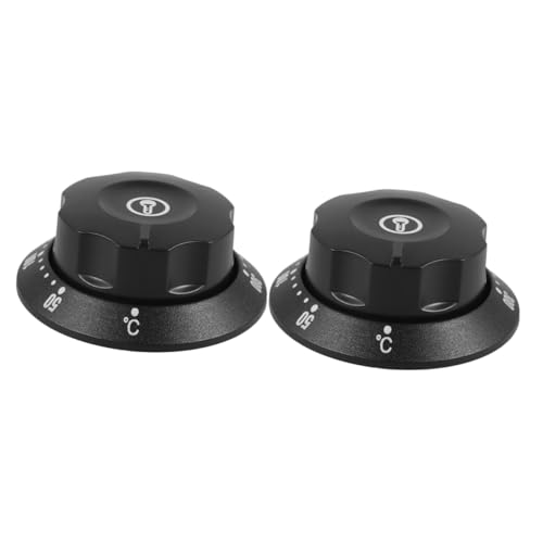OKUMEYR 2St Abdeckung des Thermostatknopfs Fritteuse thermisch Ofenthermometer Auslauf Thermostatschalterknopf elektrischer Ofenschalter für Fritteuse Temperaturregler Plastik Black OKUMEYR 2St Abdeckung des Thermostatknopfs Fritteuse thermisch Ofenthermometer Auslauf Thermostatschalterknopf elektrischer Ofenschalter für Fritteuse Temperaturregler Plastik Black von OKUMEYR