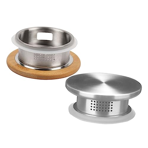 OKUMEYR 2Stücke Wasserkrugdeckel Hochtemperaturbeständig Filterdesign Passend für Wasserkrüge und Kessel Praktisch Einfach zu Reinigen Design für Stilvolle von OKUMEYR