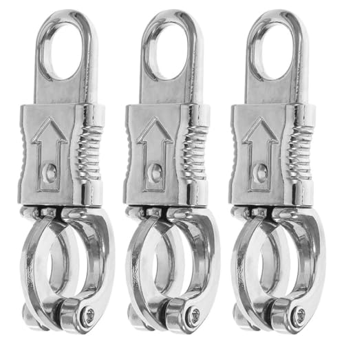 OKUMEYR 3 Pcs Equestrian Haken Zinklegierung Schnellfreisetze Clip -metall -seilhaken Für Pferdegeräte Und Outdoor -sportarten von OKUMEYR