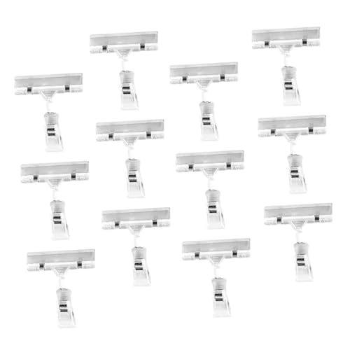 OKUMEYR 30 Stück Teiliges Transparente Drehbare Dual head Preisschildhalter aus Kunststoff Vielseitige Werbe Preisschild clips für Supermarkt Einzelhandel Ausstellungen und OKUMEYR 30 Stück Teiliges Transparente Drehbare Dual head Preisschildhalter aus Kunststoff Vielseitige Werbe Preisschild clips für Supermarkt Einzelhandel Ausstellungen und von OKUMEYR