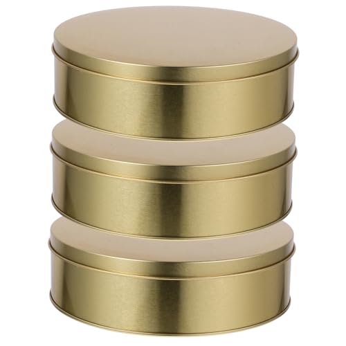 OKUMEYR Runde Weißblech-keksdosen Mit Deckel Süßigkeiten Und Leckerli-boxen Kleine Geschenkbox Für Snacks Aufbewahrung OKUMEYR Runde Weißblech-keksdosen Mit Deckel Süßigkeiten Und Leckerli-boxen Kleine Geschenkbox Für Snacks Aufbewahrung von OKUMEYR
