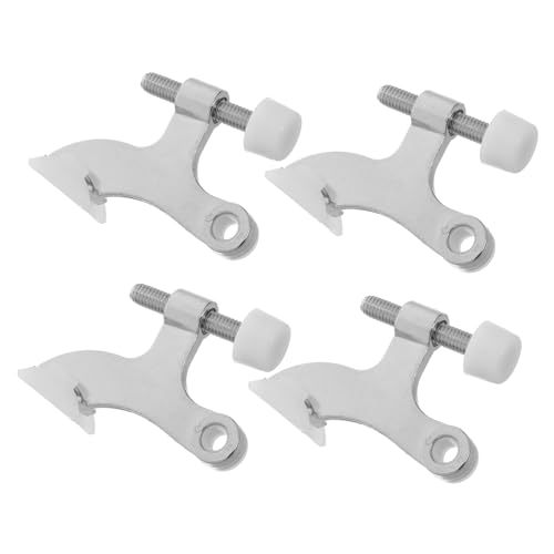 OKUMEYR 4 Stück Hochleistungs-türstopper Zur Scharniermontage, Verstellbar – Türstopper K Aus Zinklegierung Mit Rostschutzbeschichtung Für Einen Reibungslosen von OKUMEYR
