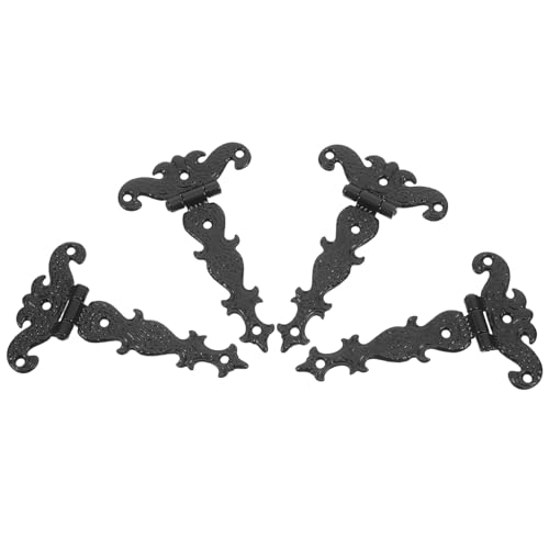 OKUMEYR 4 Stück Zinklegierung Scharniere für Schmuckkästen Holzmöbel Werkzeugkisten Langlebig mit Gehämmertem Finish Dekorativ und Funktional OKUMEYR 4 Stück Zinklegierung Scharniere für Schmuckkästen Holzmöbel Werkzeugkisten Langlebig mit Gehämmertem Finish Dekorativ und Funktional von OKUMEYR