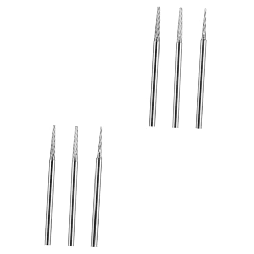 OKUMEYR 6 Stk Fixier Nadel Schleifen Handbohrmaschine Kernbohrer Perlenpolierstab Schmuckbohrer Bohrer Für Porzellanfliesen Fliesenbohrer Schraubstock Metall Silver OKUMEYR 6 Stk Fixier Nadel Schleifen Handbohrmaschine Kernbohrer Perlenpolierstab Schmuckbohrer Bohrer Für Porzellanfliesen Fliesenbohrer Schraubstock Metall Silver von OKUMEYR