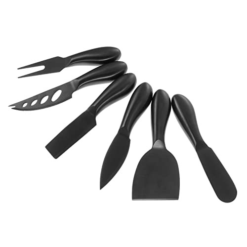OKUMEYR 6stücke Käseschneider Aus Käseschneidewerkzeuge Küchenwerkzeuge Zum Schneiden Von Käse Und Butter Ergonomisches Design Für Einfache Handhabung Leicht Zu Reinigen Verstauen von OKUMEYR