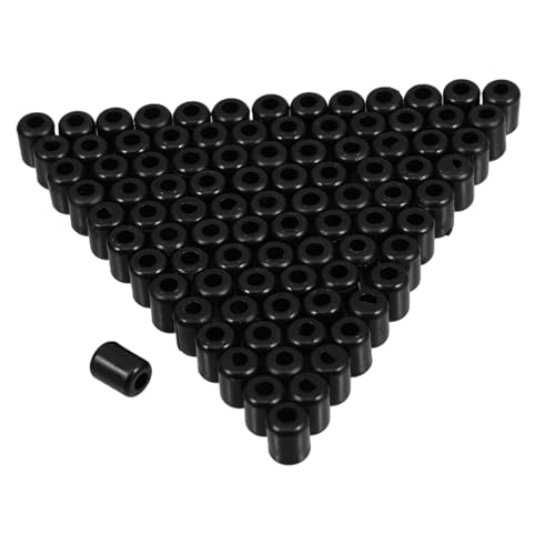OKUMEYR 90 Stück Teiliges PVC Pegboard Haken Stopper Robuster Lagerbestandskontroll Clip für Einzelhandel Einfache Montage und Flexible Anpassung Geeignet für Metall und Kunststoffhaken von OKUMEYR