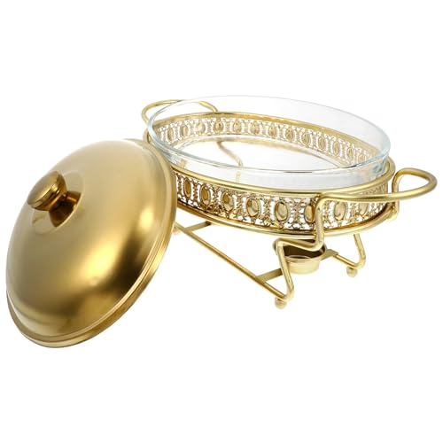 OKUMEYR Alkohol Heizofen Buffetofen Food Heating Container Gold für Restaurant Buffet Speisenwärmer Thermobehälter Wärmbehälter Buffetbox Edelstahl OKUMEYR Alkohol Heizofen Buffetofen Food Heating Container Gold für Restaurant Buffet Speisenwärmer Thermobehälter Wärmbehälter Buffetbox Edelstahl von OKUMEYR