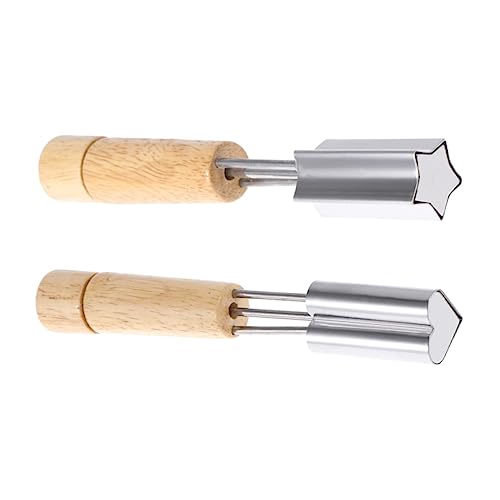 OKUMEYR 2stücke Teiliges Ausstecher Aus Edelstahl Mit Holzgriff Keksformen Für Kreative Backprojekte Für Kekse Gemüse Und Obst Für -bäcker Und Backliebhaber OKUMEYR 2stücke Teiliges Ausstecher Aus Edelstahl Mit Holzgriff Keksformen Für Kreative Backprojekte Für Kekse Gemüse Und Obst Für -bäcker Und Backliebhaber von OKUMEYR