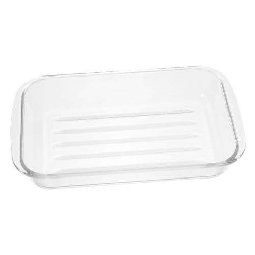 OKUMEYR Glasbackblech Mit Deckel Ofenfest Für Kuchenplatten Backform Glasbackform Käsebackblech von OKUMEYR