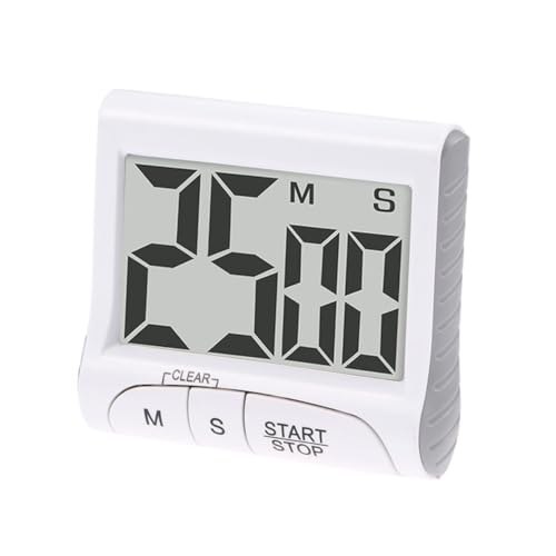 OKUMEYR Digitaler Küchentimer Mit LCD-Display Countdown-Funktion Alarm Und Magnet Timer Für Küche Mit Aufhängemöglichkeit Und Standfuß von OKUMEYR
