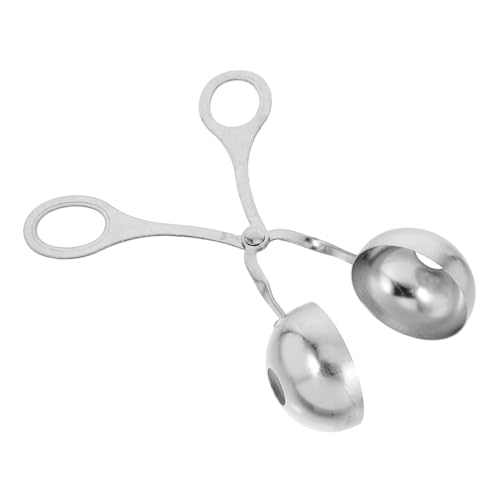 OKUMEYR Edelstahl Fleischbällchenformer Großer Fleischballer Vielseitiger Antihaft Meatball Scoop für Kuchenpop Langlebiges Küchenwerkzeug zur Schnellen Fleischbällchen Wiederverwendbar von OKUMEYR