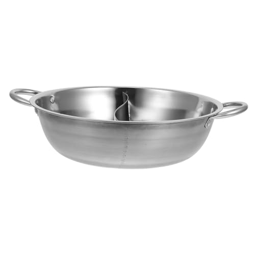 OKUMEYR Edelstahl Hot Pot Trennpfanne Für Shabu Shabu Topf Mit Großem Fassungsvermögen OKUMEYR Edelstahl Hot Pot Trennpfanne Für Shabu Shabu Topf Mit Großem Fassungsvermögen von OKUMEYR