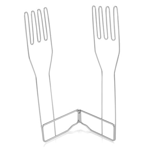 OKUMEYR Faltbarer Handschuhhalter aus Metall für Küche Schnelltrocknender Platzsparender Küchenhandschuhständer Vielseitig für Geschirrtücher und Kleine Textilien Modernes Design von OKUMEYR