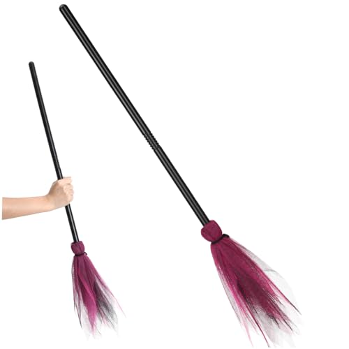 OKUMEYR Halloween Hexenbesen Deko Besen aus Reisig für Halloween Party Cosplay Karneval Rosa Hexenbesen mit Hoher Stabilität und Verschleißfestigkeit für Kostüm und Dekoration OKUMEYR Halloween Hexenbesen Deko Besen aus Reisig für Halloween Party Cosplay Karneval Rosa Hexenbesen mit Hoher Stabilität und Verschleißfestigkeit für Kostüm und Dekoration von OKUMEYR