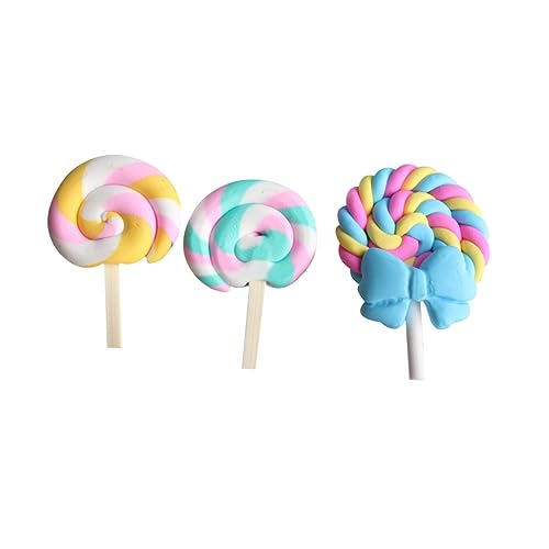 OKUMEYR Kühlschrankmagnete in Lollipop-Form Bunte Kühlschrankmagnete Aus Keramik Magnete Für Heimdekoration von OKUMEYR