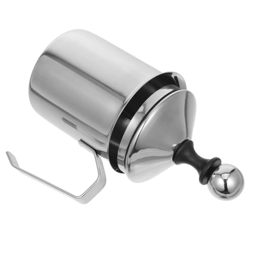 OKUMEYR Manueller Milchaufschäumer Edelstahl Handlicher Milchaufschäumer Milchkännchen Präziser Ausgießer Für Latte Art Cappuccino Zuhause OKUMEYR Manueller Milchaufschäumer Edelstahl Handlicher Milchaufschäumer Milchkännchen Präziser Ausgießer Für Latte Art Cappuccino Zuhause von OKUMEYR