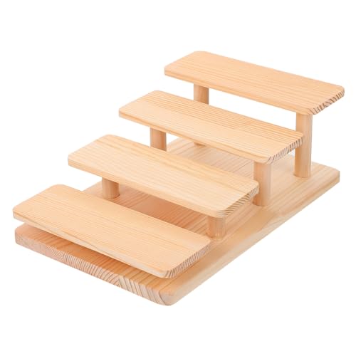 OKUMEYR Massiver Holz Brillenhalter mit Stufigem Design Robustes Displayregal für und Korrektionsbrillen Schmuck und Figurenständer für Zuhause und Einzelhandel OKUMEYR Massiver Holz Brillenhalter mit Stufigem Design Robustes Displayregal für und Korrektionsbrillen Schmuck und Figurenständer für Zuhause und Einzelhandel von OKUMEYR