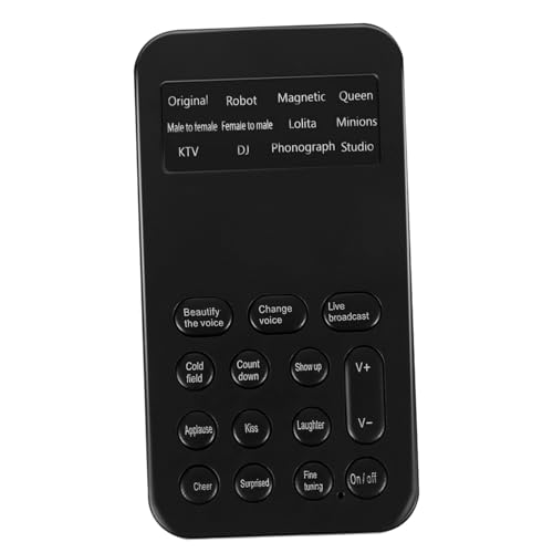 OKUMEYR Mini USB Soundkarte Voice Changer mit Soundeffekten Tragbarer Stimmenverzerrer und Voice Beautifier Kompatibel mit Telefon Computer Laptop für Gaming und Chat Geräuschfreie OKUMEYR Mini USB Soundkarte Voice Changer mit Soundeffekten Tragbarer Stimmenverzerrer und Voice Beautifier Kompatibel mit Telefon Computer Laptop für Gaming und Chat Geräuschfreie von OKUMEYR