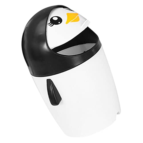 OKUMEYR Mini Büro Abfalleimer Klappbar Schreibtisch Mülleimer Fürs Wohnheim Kawaii Pinguin-mülleimer Winziger Schreibtisch-mülleimer von OKUMEYR