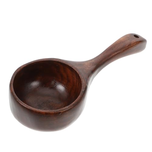 OKUMEYR Multifunktionaler Holzlöffel aus Robustem Nanmu Holz Langlebig und Hitzebeständig Kurzer Griff für Komfortable Handhabung Geeignet als Wasserschöpfer und Servierlöffel Dekoratives OKUMEYR Multifunktionaler Holzlöffel aus Robustem Nanmu Holz Langlebig und Hitzebeständig Kurzer Griff für Komfortable Handhabung Geeignet als Wasserschöpfer und Servierlöffel Dekoratives von OKUMEYR