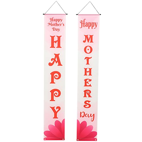 OKUMEYR Muttertag Fronttür Banner aus Verschleißfestem Polyester Leichtes Hängendes Wandbanner zur Partydekoration Wetterfestes Celebrating Flag für Veranda und Haustür OKUMEYR Muttertag Fronttür Banner aus Verschleißfestem Polyester Leichtes Hängendes Wandbanner zur Partydekoration Wetterfestes Celebrating Flag für Veranda und Haustür von OKUMEYR