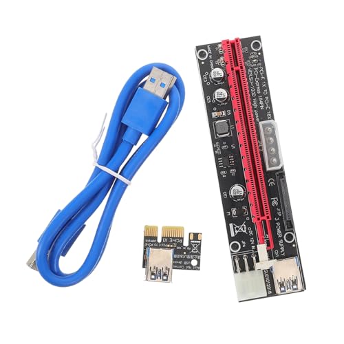 OKUMEYR Pci E Riser Card zu USB Verlängerungskabel mit Stromversorgung und LED Anzeige für Mining GPU Schnelle Datenübertragung Einfache Installation Kompatibel mit Pcie Geräten OKUMEYR Pci E Riser Card zu USB Verlängerungskabel mit Stromversorgung und LED Anzeige für Mining GPU Schnelle Datenübertragung Einfache Installation Kompatibel mit Pcie Geräten von OKUMEYR