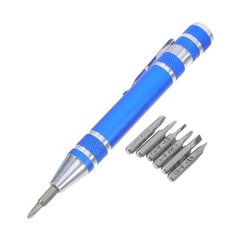 OKUMEYR Schraubendreher Stift aus Aluminiumlegierung Kompaktes Tragbares Werkzeugset für Computer und Brillenreparatur Präzise und Vielseitig Einsetzbar OKUMEYR Schraubendreher Stift aus Aluminiumlegierung Kompaktes Tragbares Werkzeugset für Computer und Brillenreparatur Präzise und Vielseitig Einsetzbar von OKUMEYR