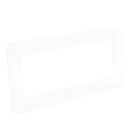 OKUMEYR Transparentes Selbstklebendes Wandplatten abdeckungsset aus Acryl Schraubenlose Steckdosen Lichtschalter schutzplatte Kratzfest und Wasserbeständig für Küche und Bad von OKUMEYR