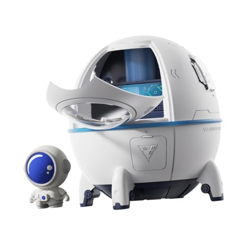 OKUMEYR USB Astronauten Luftbefeuchter mit Nachtlicht Farbwechselnd und Leise für Schlafzimmer Kinderzimmer und Sorgt für Gesunde Luft und Entspannende von OKUMEYR