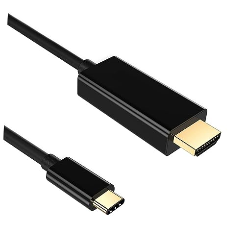 OKUMEYR USB Type C zu Adapterkabel Ultra HD Unterstützung Kompatibel mit Mobiltelefonen und Notebooks Schlankes Design Schwarzes Abs Gehäuse für Monitore und Projektoren von OKUMEYR