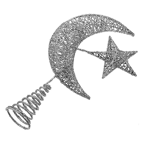 OKUMEYR Weihnachtsbaum Spitze Stern Und Deko Glitzernder Baumspitzenornament Mit Weihnachtsstern von OKUMEYR