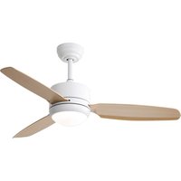 Okwish - 46-Zoll-Deckenventilator mit Beleuchtung, 3 ABS-Flügeln, 6-Gang-Gleichstrommotor, Fernbedienung für Schlafzimmer Okwish - 46-Zoll-Deckenventilator mit Beleuchtung, 3 ABS-Flügeln, 6-Gang-Gleichstrommotor, Fernbedienung für Schlafzimmer von OKWISH