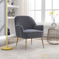 Moderner, weicher Samtstoff, ergonomischer Akzentstuhl, Wohnzimmerstuhl, Schlafzimmerstuhl, Heimstuhl mit goldenen Beinen und verstellbaren Beinen Moderner, weicher Samtstoff, ergonomischer Akzentstuhl, Wohnzimmerstuhl, Schlafzimmerstuhl, Heimstuhl mit goldenen Beinen und verstellbaren Beinen von OKWISH